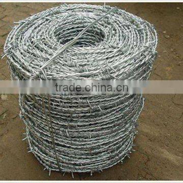 Electro galvanized barbed wire