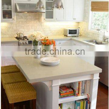 America pupular Crystal white Quartz table top