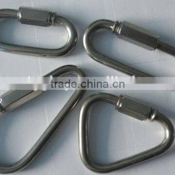 Rigging Hardware Stainless Steel Triangle Zinc Plated Delta Shaped Quick Link For Wire Rope photo-4