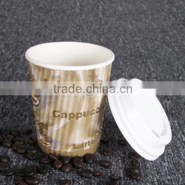 Manufacturer of custom disposable paper cup upset advertising tasting coffee milk tea soymilk single cup LOGO printing