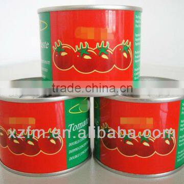 210g Canned Tomato Paste Brix:28-30