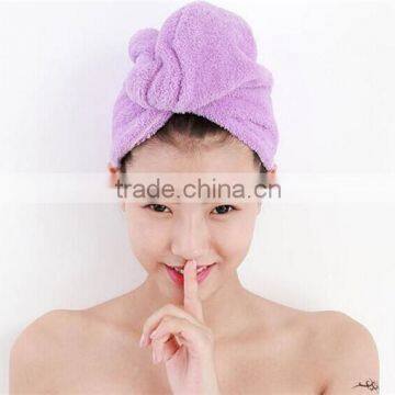 high quality quick dry 100% cotton sop up hair towel