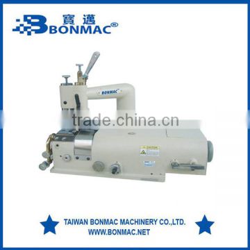 BM-801 Single Needle Leather Round Knife Skiving Cutting Industrial Sewing Machine For Bags