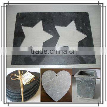 Slate star shape home decoration craft