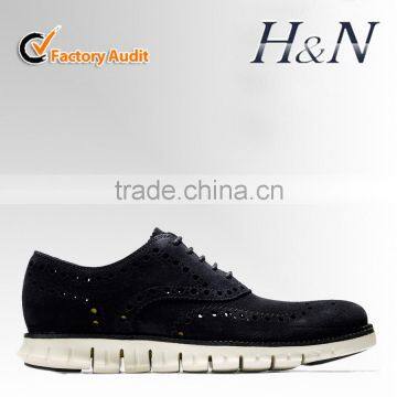 2015 fashion suede leather shoes