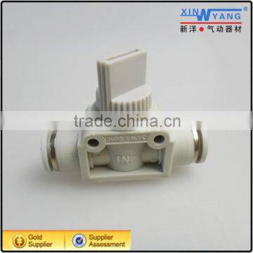 Throttle Valve Pneumatic Pipe Fitting Pneumatic Hand Valve