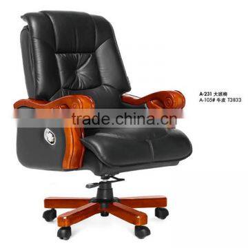 Big swivel office chair used for executive room