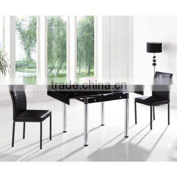 2015 TOP black tempered glass coffee table