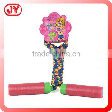 Superior quality of soft handle fitness jump skipping rope provide various color