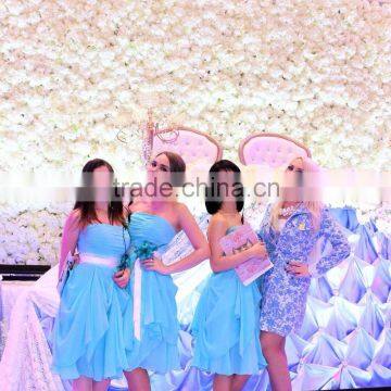 3ft x 6ft Finished Ombre Rose Flower Wall for Wedding