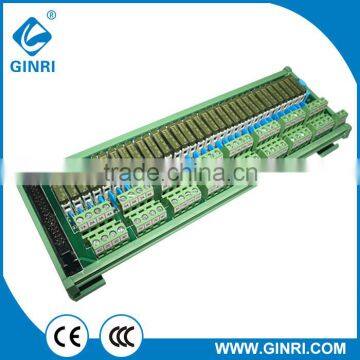MIL/IDC Connector 32 Channel 1a Slim Relay Module with Slotted screws (PLC Output Amplified Board) JR-B32PC-F/24VDC