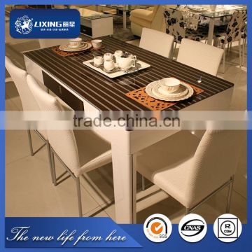 LT1053#factory supply modern 6 people dining table