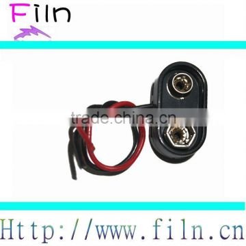 battery connector clip with 15cm wire 9v battery snap CE approved