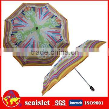 high quality 3 folding umbrella,folding mini super umbrella,great umbrella