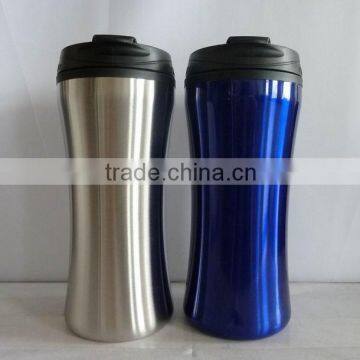 2015 Best Selling double wall insulated coffee mug/thermal travel mug/starbucks mug/coffee cup joyshaker