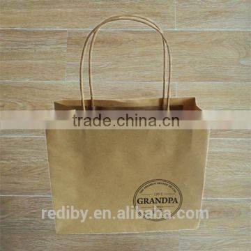 Wholesale Custom Logo Printing Take Away Bread Packaging Fast Food Paper Bag Print                        
                                                Quality Choice