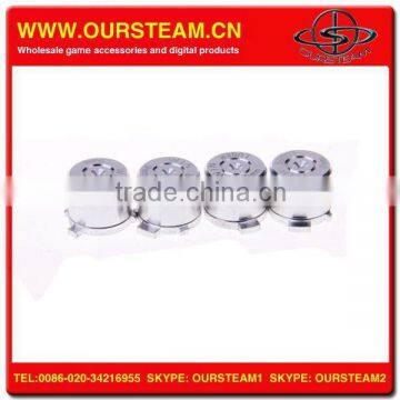 wholesale price aluminium silver bullet button for PS3 controller