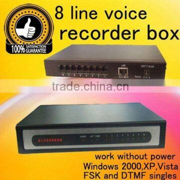 New 8 Line Voice Telephone Recorder/phone chip Recorder mini Voice Recorder