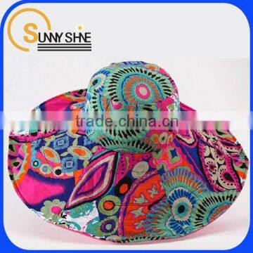 Sunny Shine sombrero tie dyed flower bucket hat wholesale