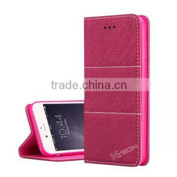 Phone wallet leather cover cell phone holster for iphone6 plus