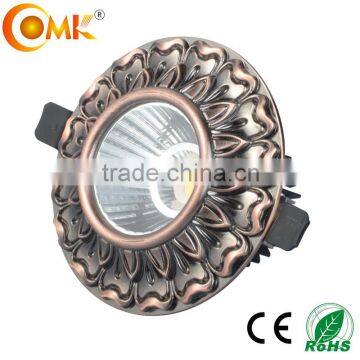classic COB led Downlight 5W/7W/10W/12W with antique brass