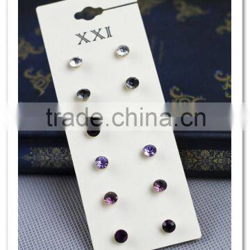 Personalized fashion custom PVC earring card