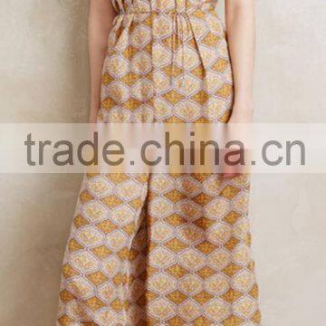 Sexy Women v Neck Backless Printed Bangdage Jumpsuit photo-2