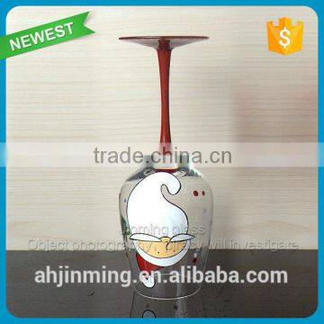 Hot Sale Red Wine Glass With Colorful Logo Wholesale photo-2