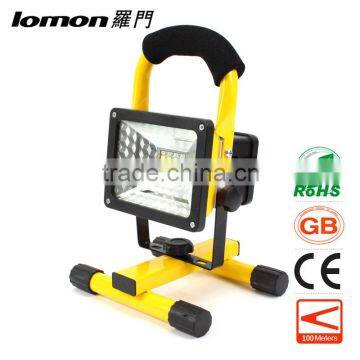 10w Portable Christmas Rechargeable Work Led Light Color Changing Outdoor Led Flood Light
