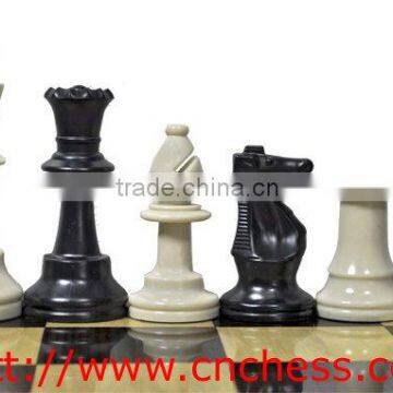 Basic Club Chess Pieces with 3 3/4" King