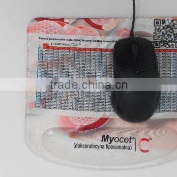 promotional gift item: wrist support mouse pad