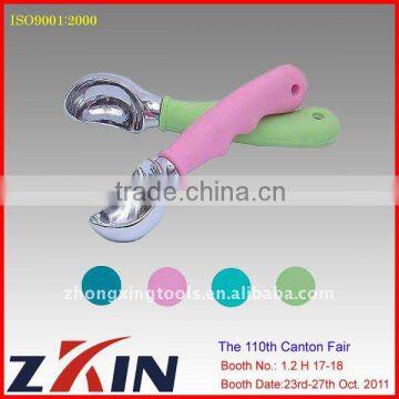 Zinc alloy Ice cream spoon with ABS handle