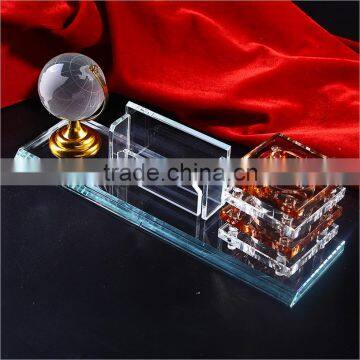 Crystal Souvenir,Office Stationery Crystal Table Clock