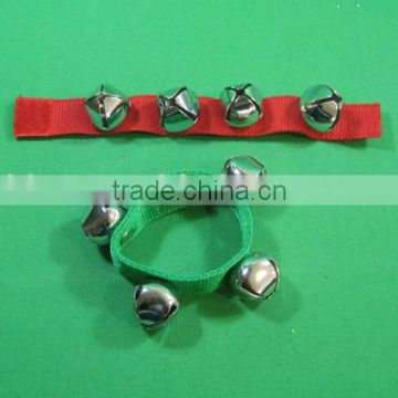 Christmas jingle bell bracelet/ belt /slap