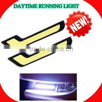 Flexible Daytime running light Xenon white Slim COB LED DRL