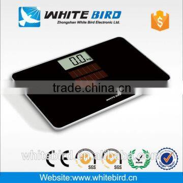 150kg/0.1kg electronic digital solar powered bathroom weighing scale