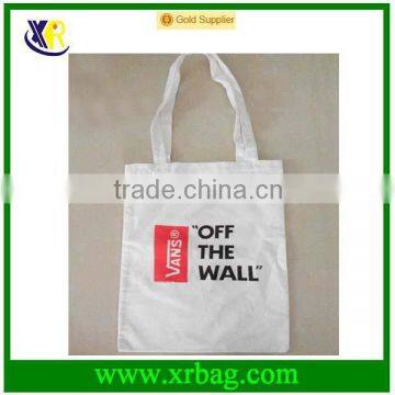 Custom pro white cotton tote shopping bag