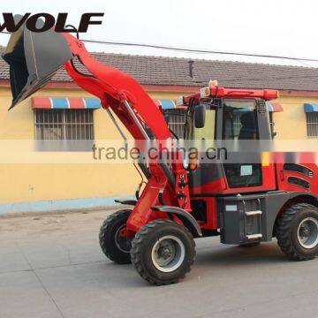 Chinese supplier compact small loaders with tires for 1200-16 and air conditioner