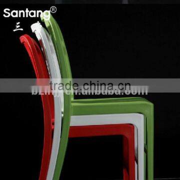 Restaurant Chair /plastic Chair Factory/ Modern Design Plastic Leisure Chair 1225 photo-2