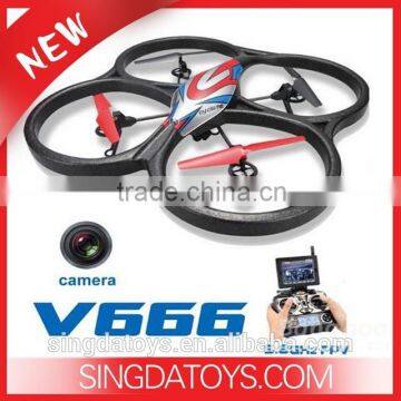 New Arriving!WLtoys V666 5.8G FPV 6 Axis RC Quadcopter With HD Camera Monitor RTF