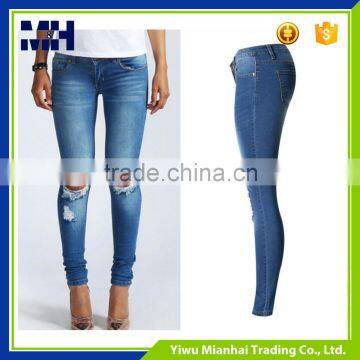 The New Low-waist Jeans Women Wild Super-elastic Pants Feet photo-2