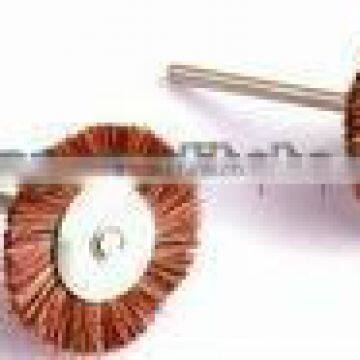 crimped brass wire wheel brush