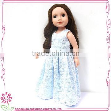 18 inch half cloth doll craft doll new design small plastic nude doll