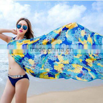 Fashion Scarf 2015 hot selling sexy blue bikini wrap dress