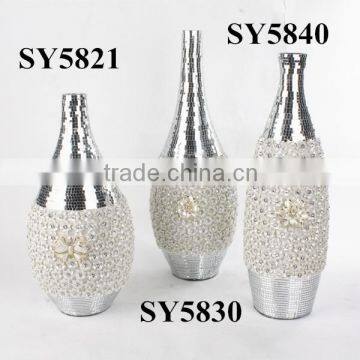 Diamond shining decoration flower vase