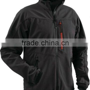 Mens Black Waterproof Softshell Jacket