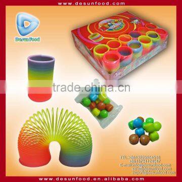 rainbow spring toy candy with OEM design