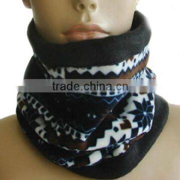 multi winter neck warmer snowflake scarf