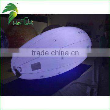 2015 Wholesale 6mL White Inflatable Blimp With Led Light