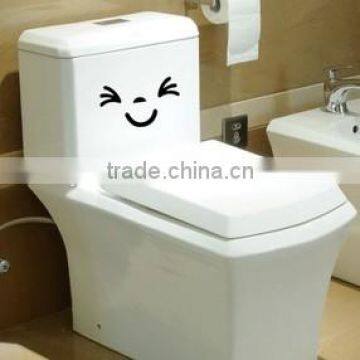 Smile toilet sticker